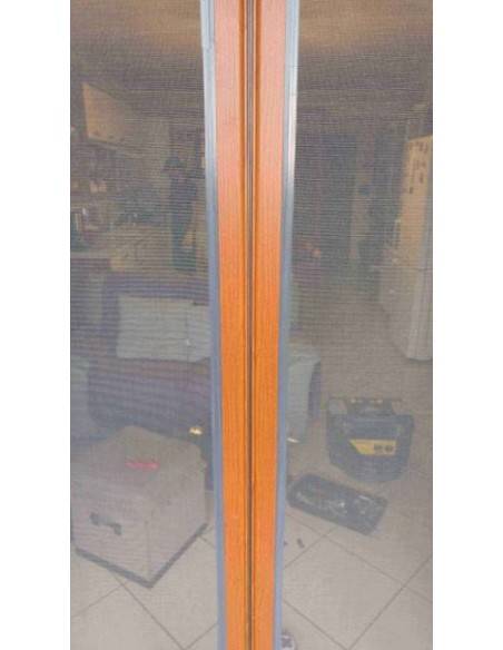 ZANZARIERA LATERALE A MOLLA (DOPPIA ANTA) Color Legno