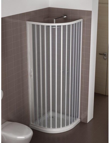 Box doccia semicircolare 1 anta apertura laterale