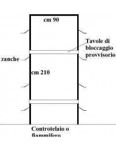 CONTROTELAIO PER PORTA BLINDATA MOD. FERWALL A 2 ANTE