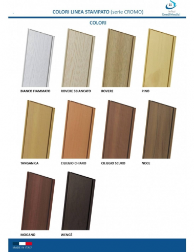 Serie cromo (venature eff. legno)