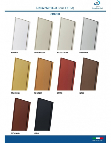 Porta a soffietto trasparente