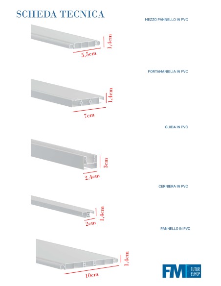 scheda tecnica profili