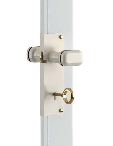 Serratura a chiave con pomolo