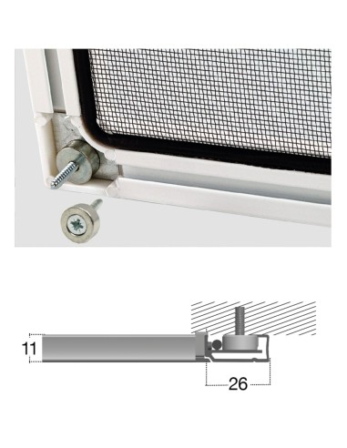Zanzariera Fissa PRATIKA 01 su Misura | Vari Montaggi