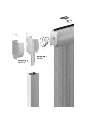 Zanzariera a molla verticale Klip 40