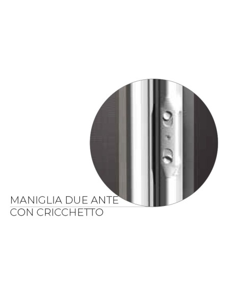 Zanzariera Laterale KLIP LATERALE a Molla su Misura per Porte-Finestre