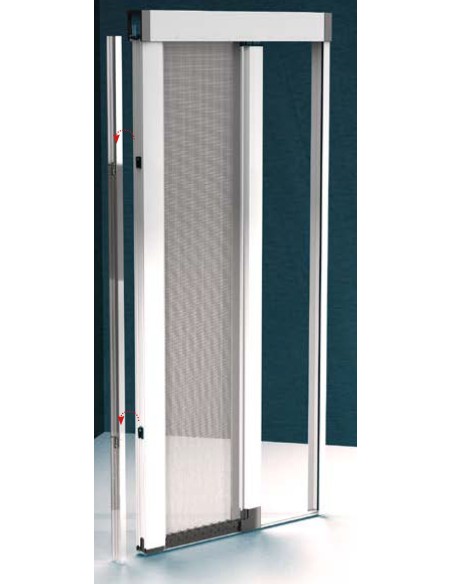 Zanzariera a carrarmato ad avvolgimento laterale Jolly