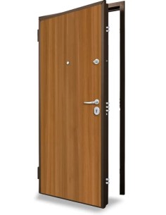 Portone blindato 1 anta pannello liscio