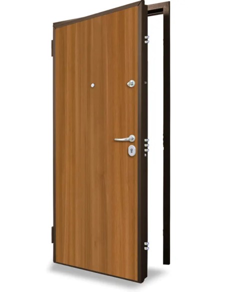 Portone blindato 1 anta pannello liscio