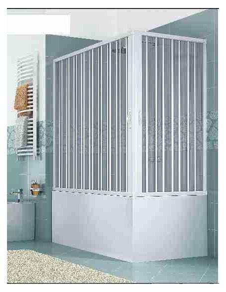 Box Vasca a 2 Lati Apertura Angolare a 2 ante