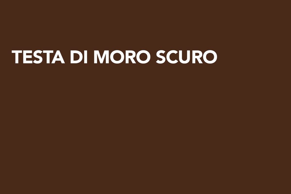 Testa di moro scuro