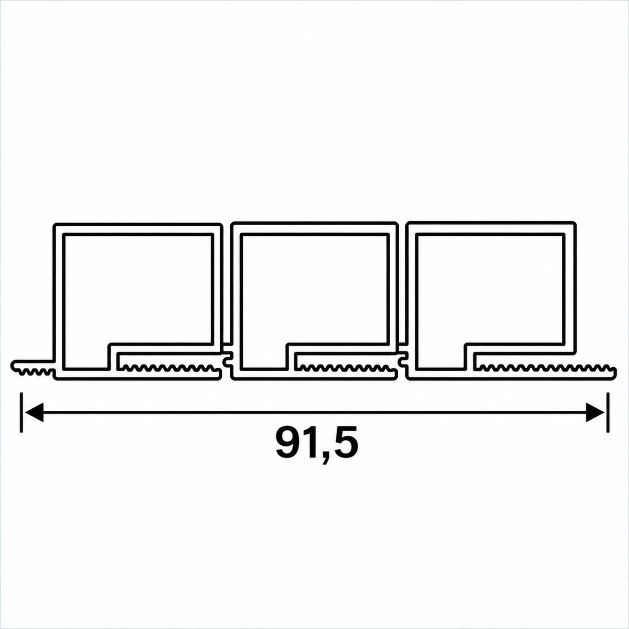 + 9,1 cm